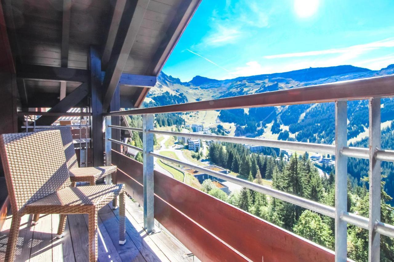 Exceptional 3 Bed Penthouse With Fireplace And Stunning Views Flaine Eksteriør bilde