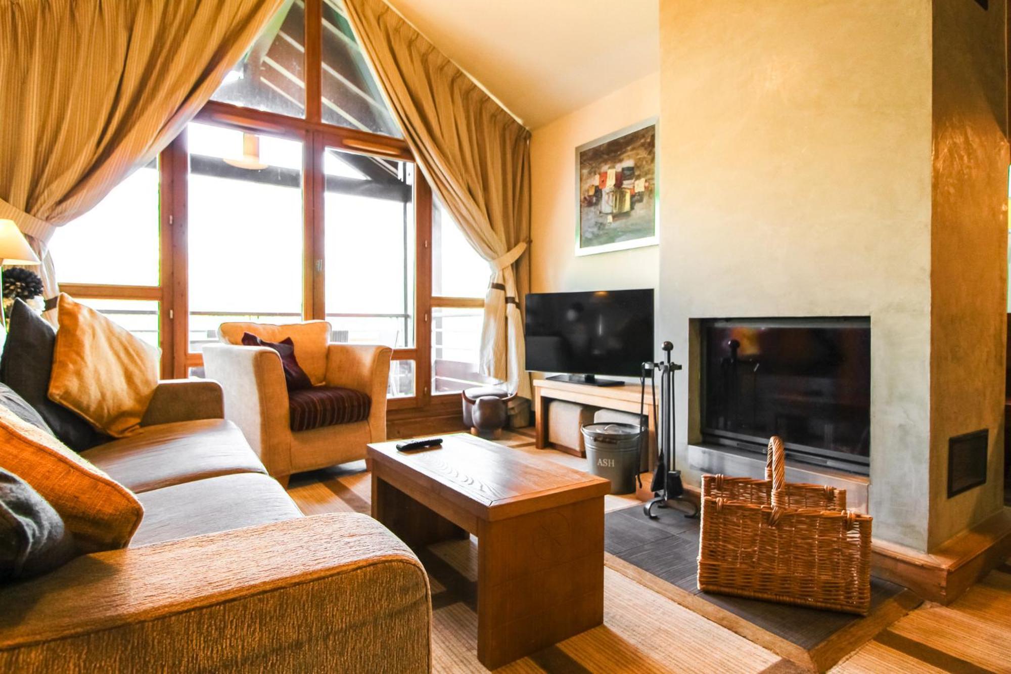 Exceptional 3 Bed Penthouse With Fireplace And Stunning Views Flaine Eksteriør bilde