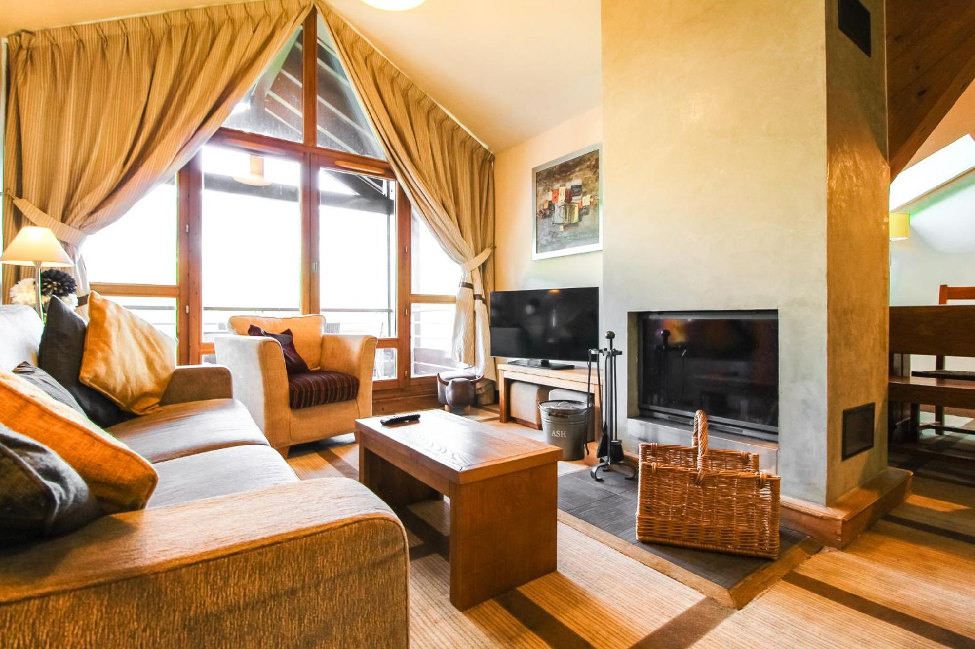 Exceptional 3 Bed Penthouse With Fireplace And Stunning Views Flaine Eksteriør bilde