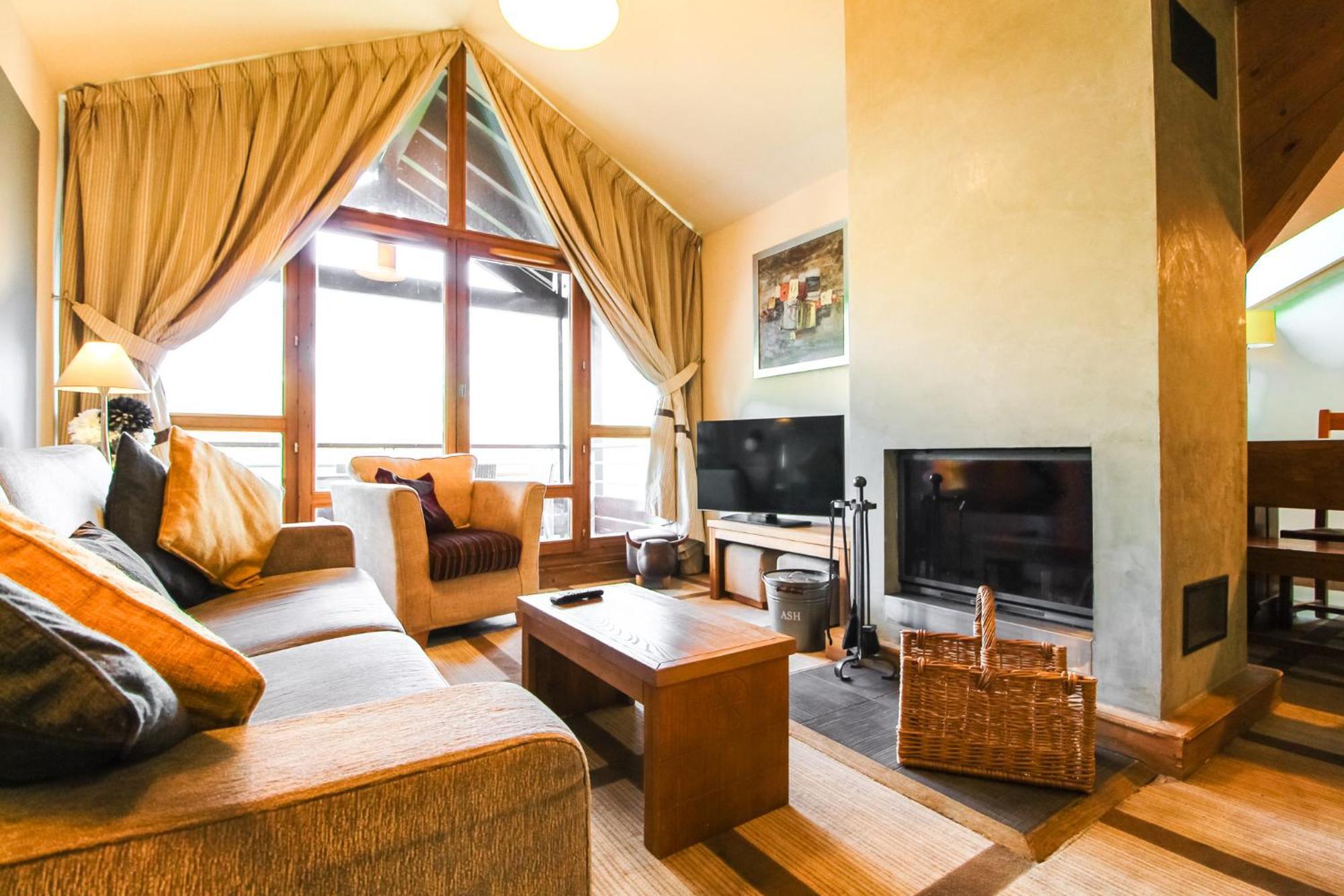 Exceptional 3 Bed Penthouse With Fireplace And Stunning Views Flaine Eksteriør bilde
