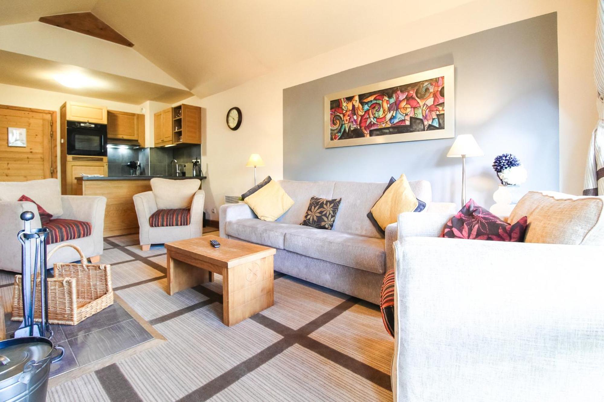 Exceptional 3 Bed Penthouse With Fireplace And Stunning Views Flaine Eksteriør bilde