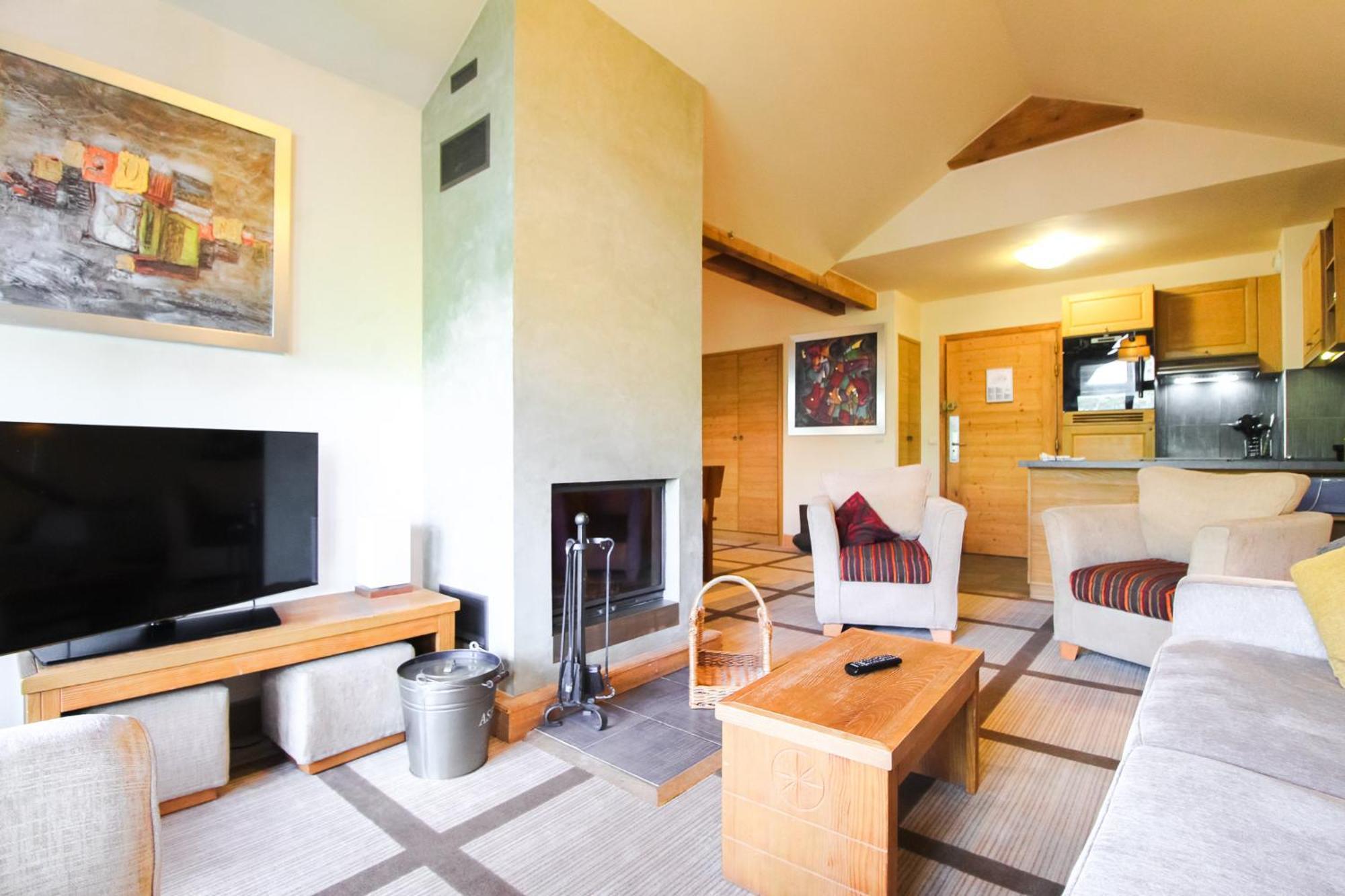 Exceptional 3 Bed Penthouse With Fireplace And Stunning Views Flaine Eksteriør bilde