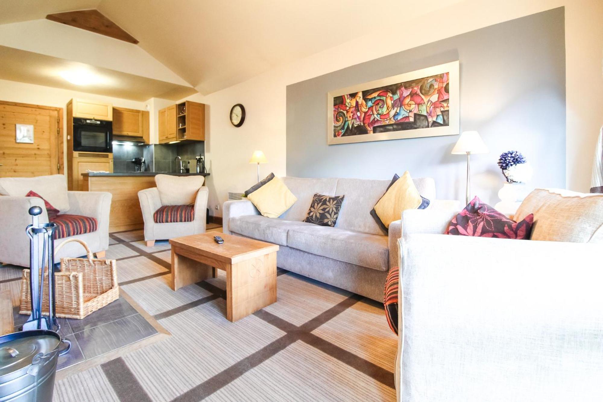 Exceptional 3 Bed Penthouse With Fireplace And Stunning Views Flaine Eksteriør bilde